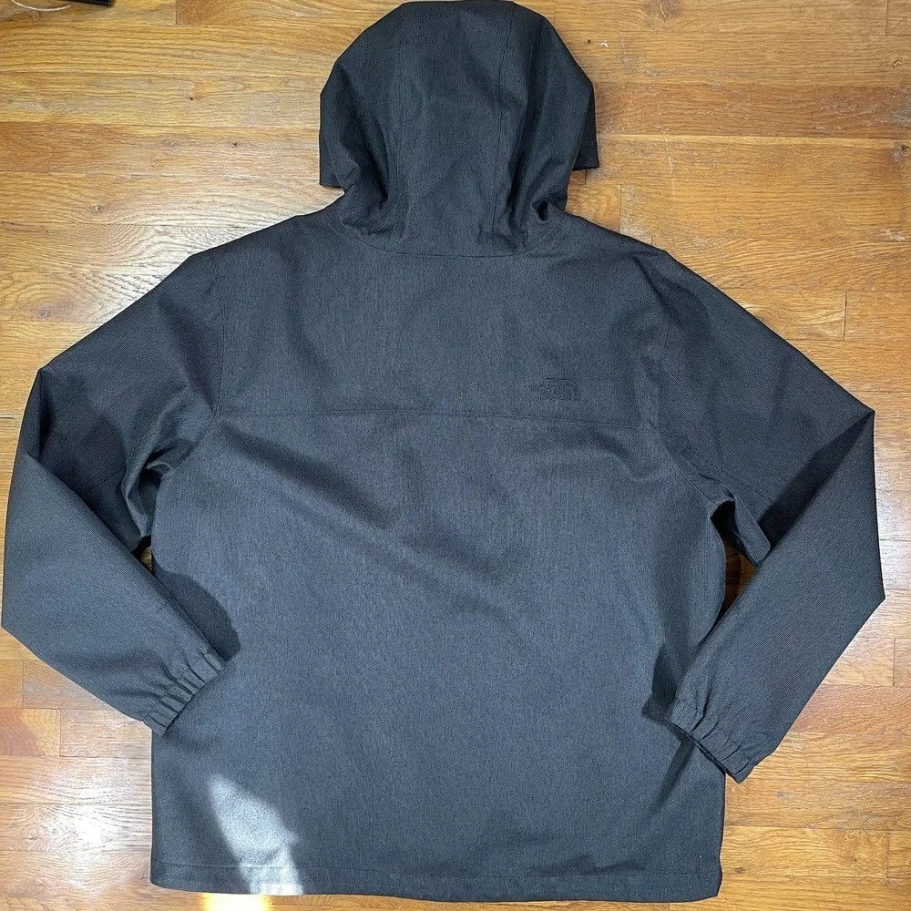 The North Face Men's Millerton Windbreaker XXL‎ Black Dry Vent Textured